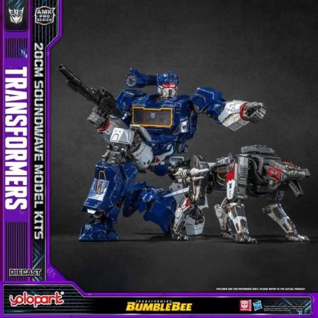 Yolopark Transformers Bumblebee - Amk PRO model kit - Soundwave - Die-cast